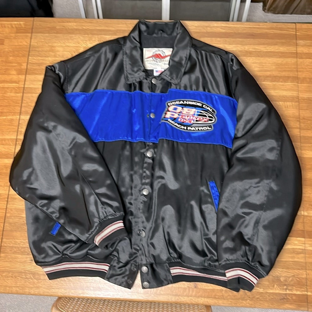 Avirex vintage satin bomber jacket